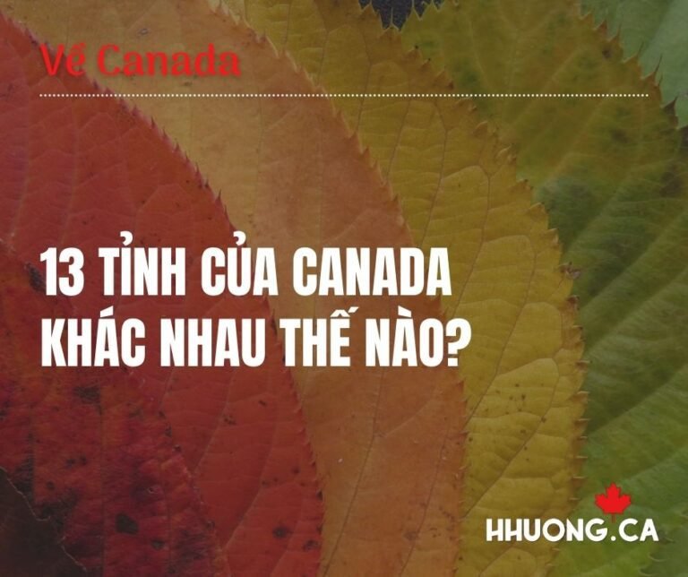 Các tỉnh thành của Canada khác nhau như thế nào?